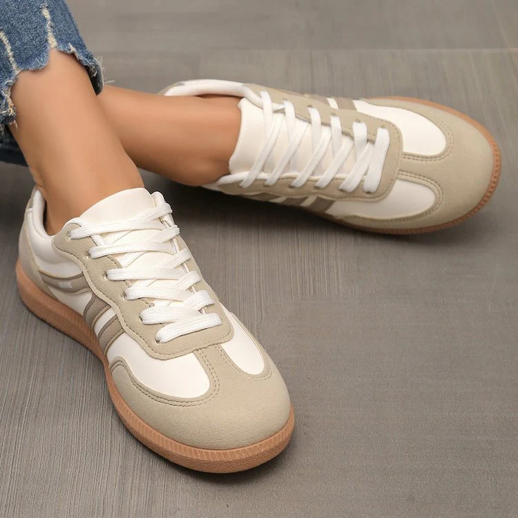 Women’s Nova Retro Colorblock Sneakers – Casual Lightweight Comfort Trainers