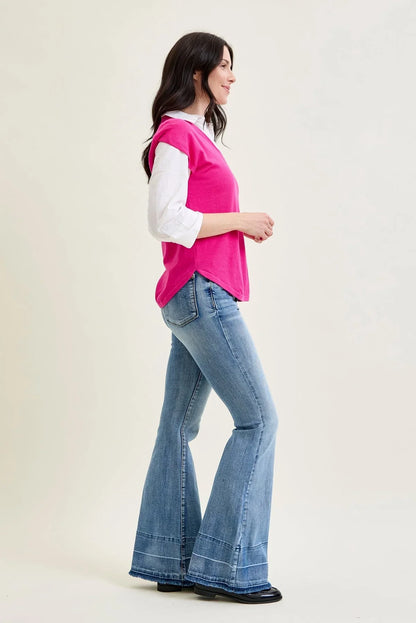 Women's High Waist Flared Jeans