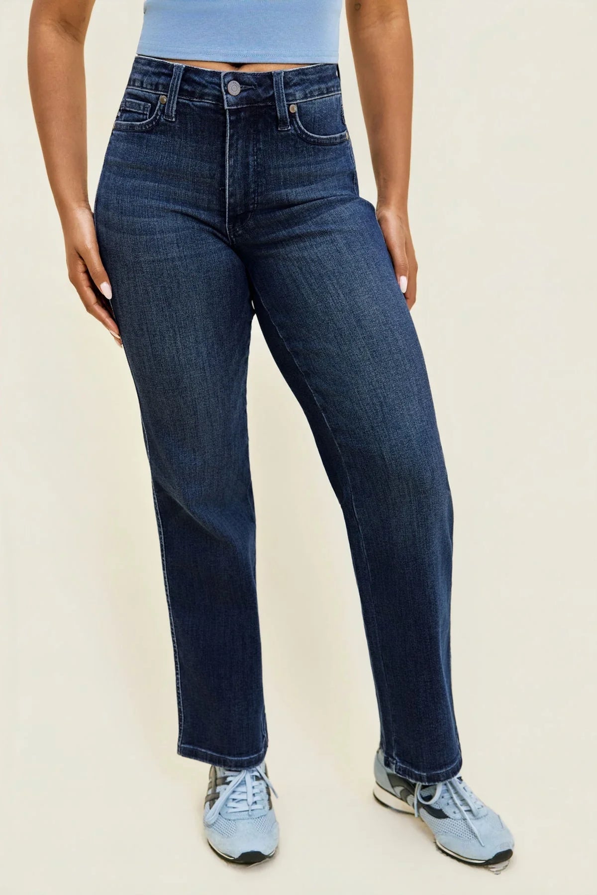 Women's High Waist Wide Leg Jeans